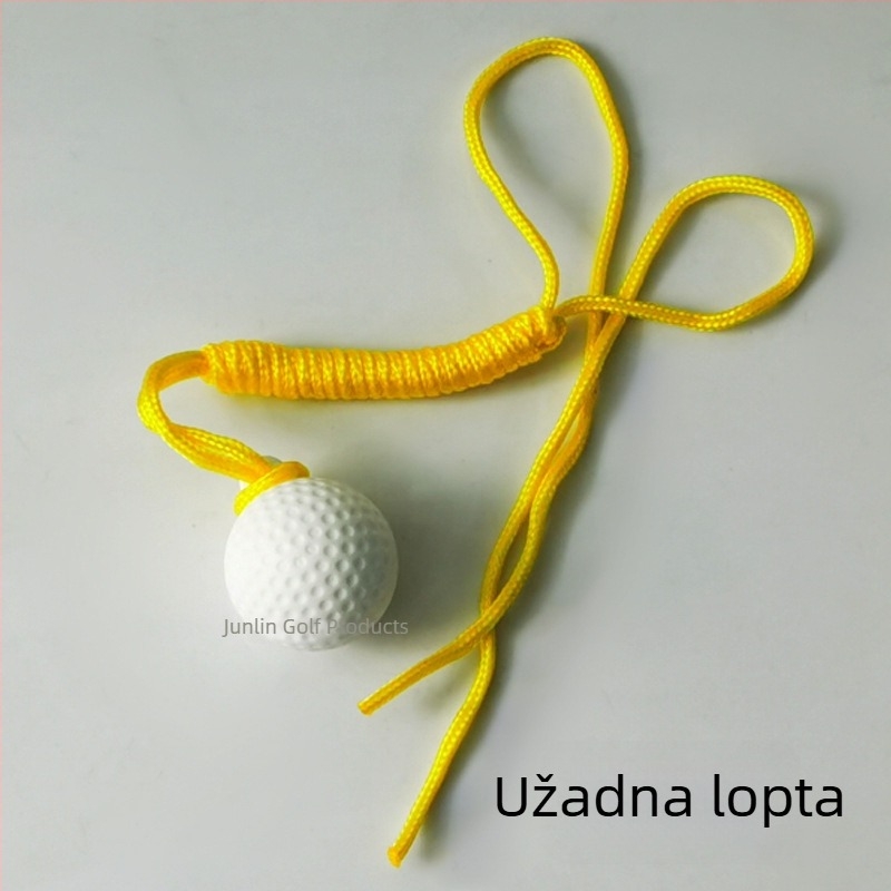 Golf trenutač s podlogom i dodacima: spojna šipka za loptu, rotirajuća lopta, lopta na užetu, baza
