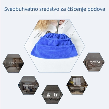 Lagana sve-u-jednom krpa za mop za suho i mokro čišćenje u prostoru — zamjenska krpa za kućni mop