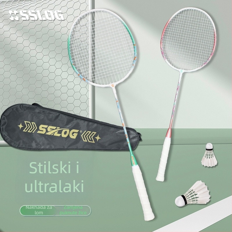 Nova ultra lagana badminton raketa od željeznog legura za tinejdžere i odrasle