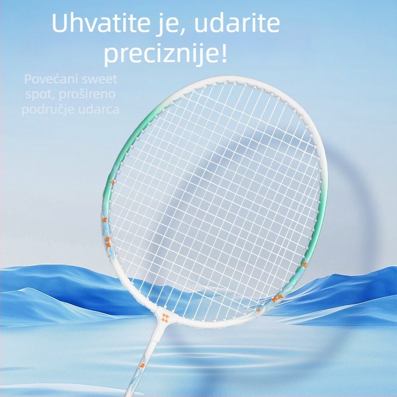 Nova ultra lagana badminton raketa od željeznog legura za tinejdžere i odrasle