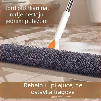 Mop za pod s kopčom za mokro i suho čišćenje kućnih pločica