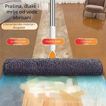 Mop za pod s kopčom za mokro i suho čišćenje kućnih pločica