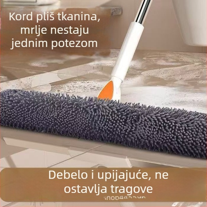 Mop za pod s kopčom za mokro i suho čišćenje kućnih pločica