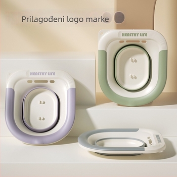 Sklopivi bidet bazen za postporođajnu njegu i medicinsko namakanje, toaletnog stila osobne higijene, 40×34 cm, TPE