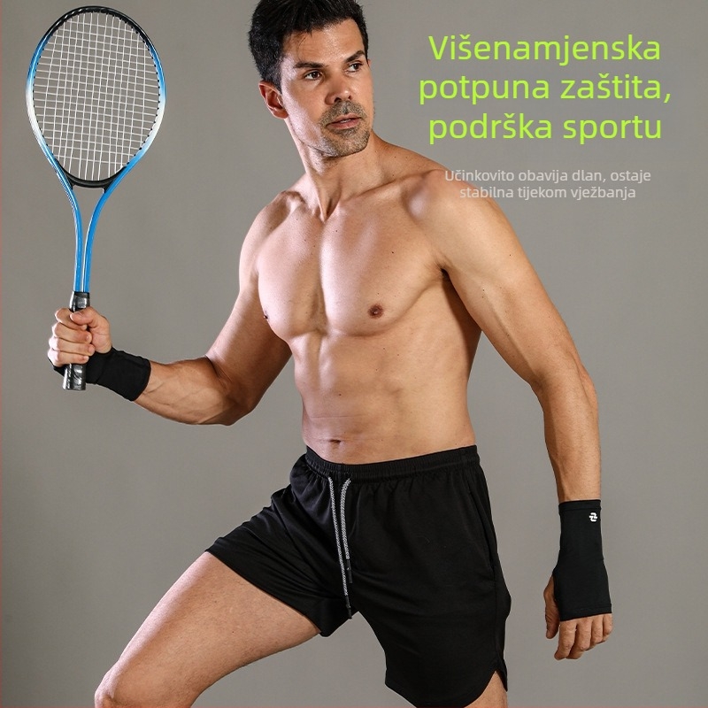 Integrirana zaštita dlanova i zgloba s bakrovim ionima, za sportove na otvorenom, prozračna, antibakterijska, pogodna za vožnju biciklom, tenis, fitness i badminton