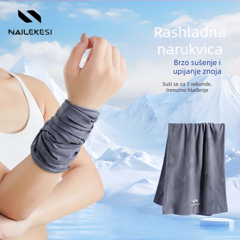 Relix hladenje i brzo sušeće sportske narukvice za zapešće, unisex set za upijanje znoja za odbojku, košarku, tenis i badminton