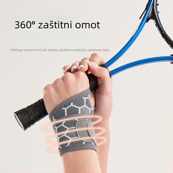 Ženska sportska narukvica za zglob s kompresijom, prozračna, za badminton i tenis