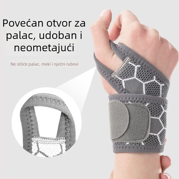 Ženska sportska narukvica za zglob s kompresijom, prozračna, za badminton i tenis