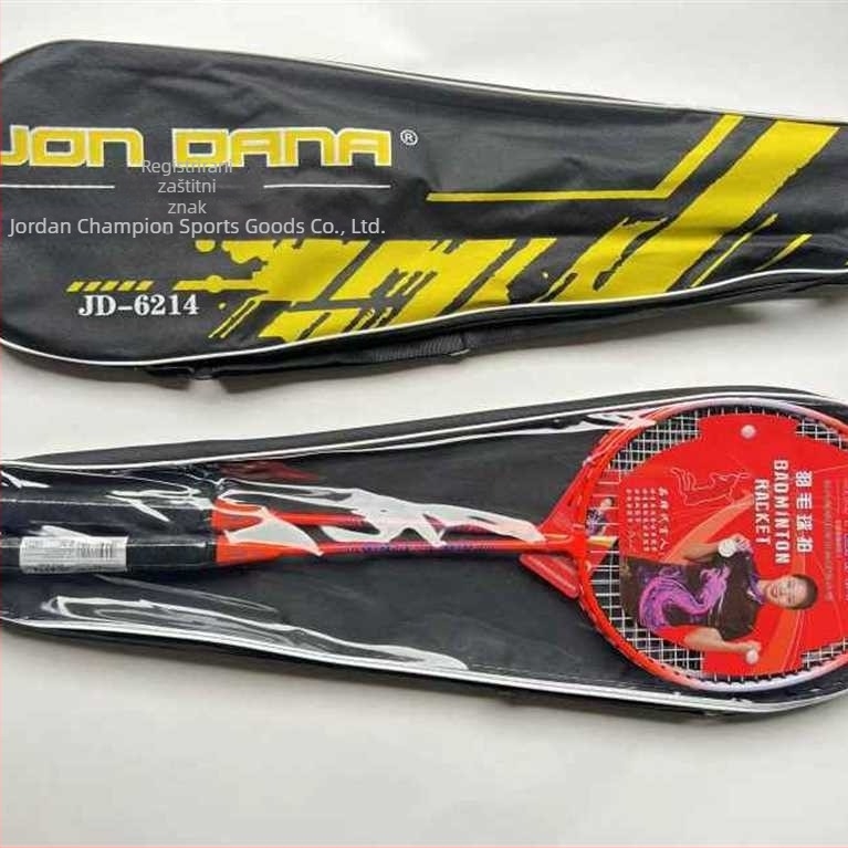 Jordan lagane badminton rekete za odrasle, izdržljive za natjecanja i trening, set od 2 reketa