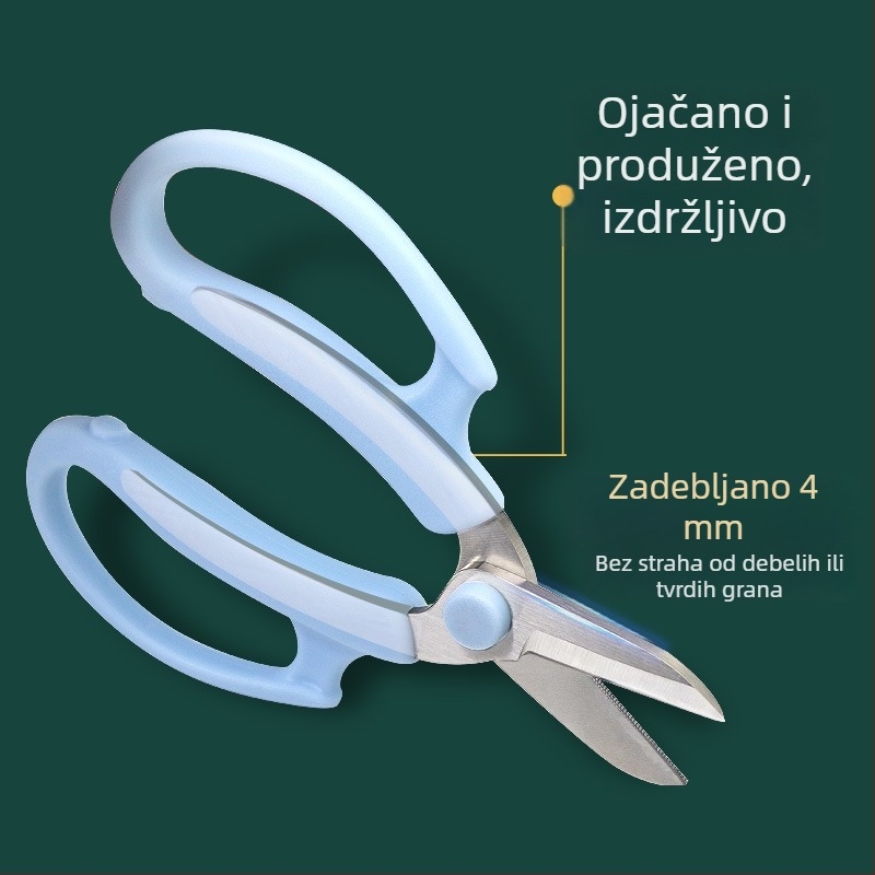 Kućne škare za aranžiranje cvijeća, škara od 4Cr13 nehrđajućeg čelika, jače škare za granje, vrtni alat za podrezivanje