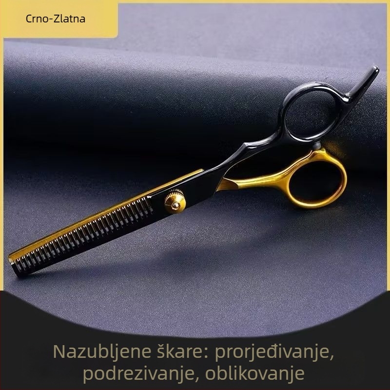 Profesionalni kućni set škara za kosu: škarice za razrjeđivanje i šišanje za žene i djecu