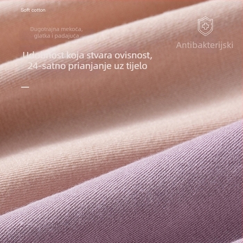 Ženske gaćice Ice Silk, ljetne tanke, bezšivne, antibakterijske s grafenskom podstavom, prozračne, srednje visoki pojas