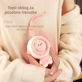 Grijač za ruke s temom astronauta, USB punjenje, slatko kućno ljubimče, zimski dar studentima, ambijentalno svjetlo grijanje