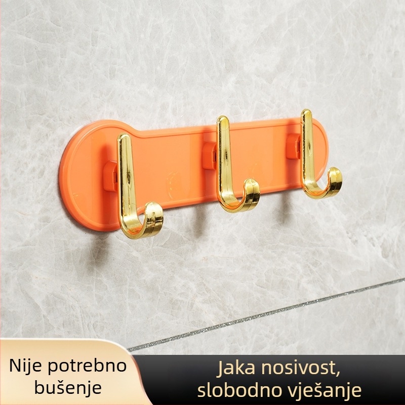 Bez bušenja – luksuzne ljepilne vješalice – višekuka za vrata, garderobu, kupaonicu, ručnike, odjeću i šešire, kuhinja