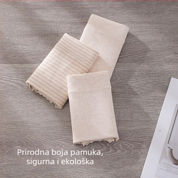 Gaćice za žene u plus veličini, visokog struka, dvostruki debeli pojas, šarena pamuk tkanina, do 100 kg, potpuno pokriće