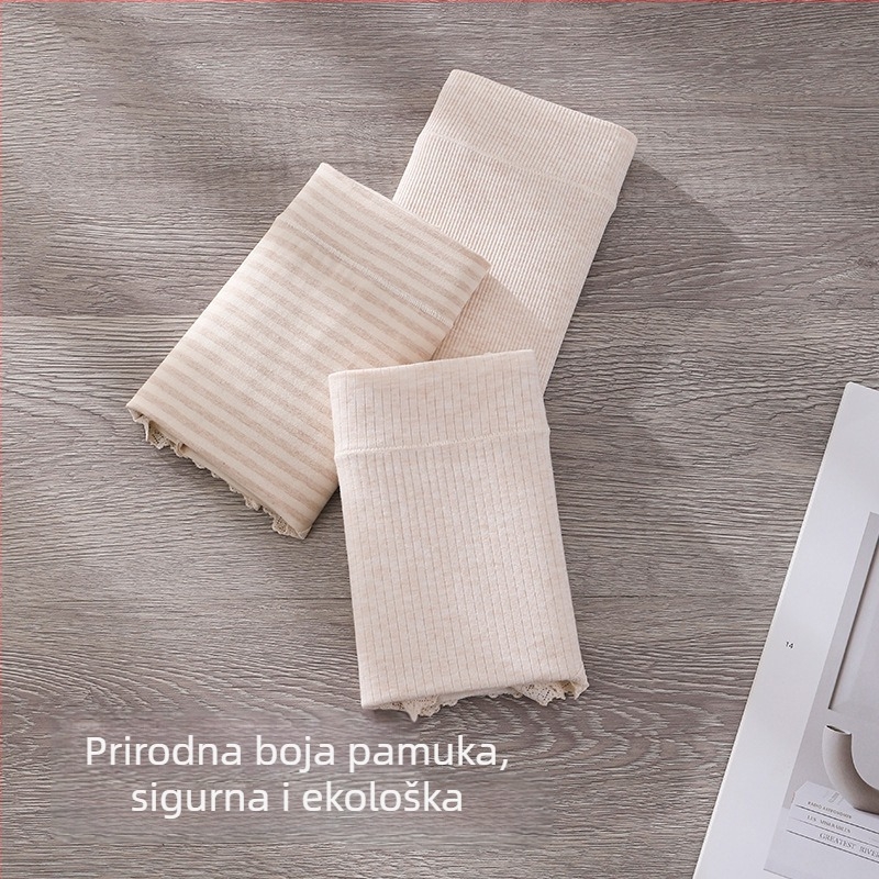 Gaćice za žene u plus veličini, visokog struka, dvostruki debeli pojas, šarena pamuk tkanina, do 100 kg, potpuno pokriće