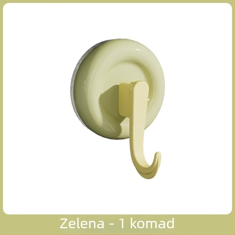 Dopamine Candy kuka s vakuumskom čašom, zidni držač za kuhinju i kupaonicu, bez bušenja, bez tragova ljepila, nosivost 5–10 kg