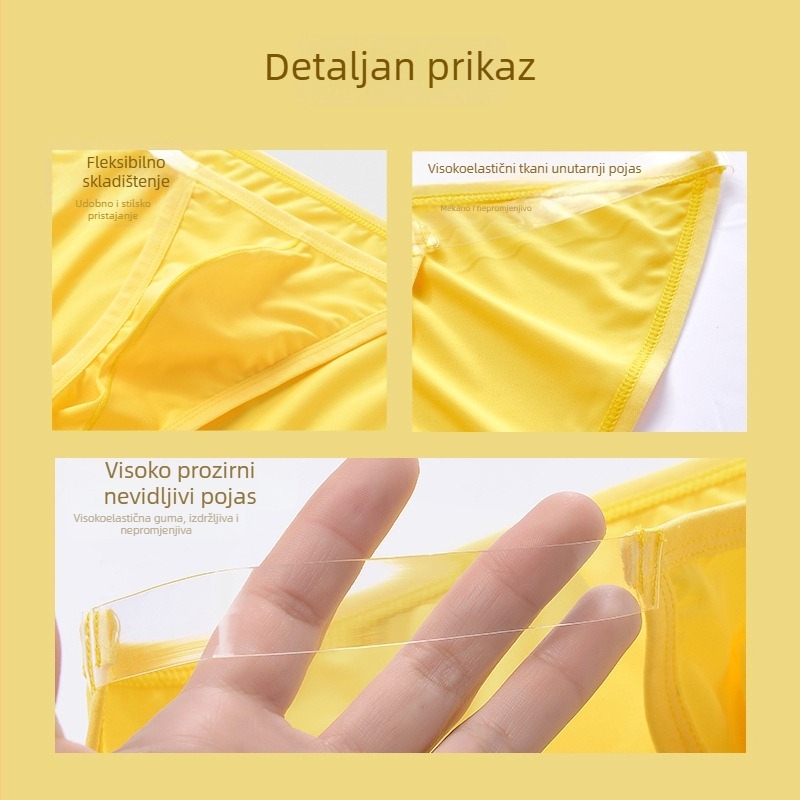 Muške boxerice od ice silk mreže, srednjeg pojasa, prozračne