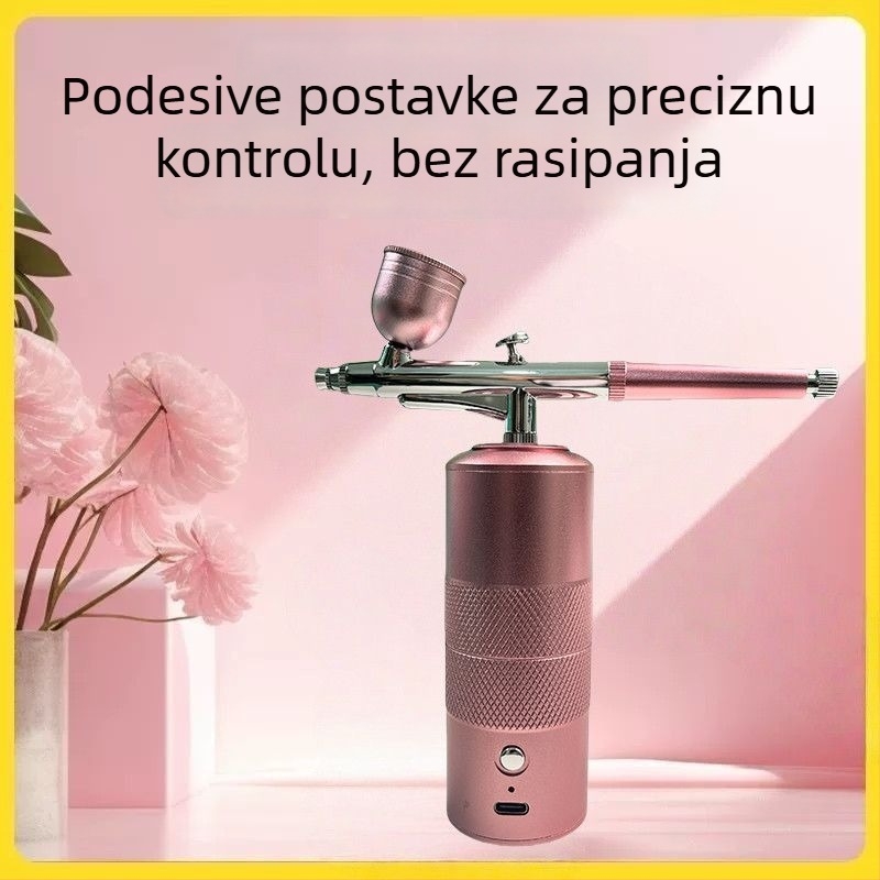 Električni airbrush za bojanje peciva, torti, tjestenine i peciva s breskvinim cvjetovima