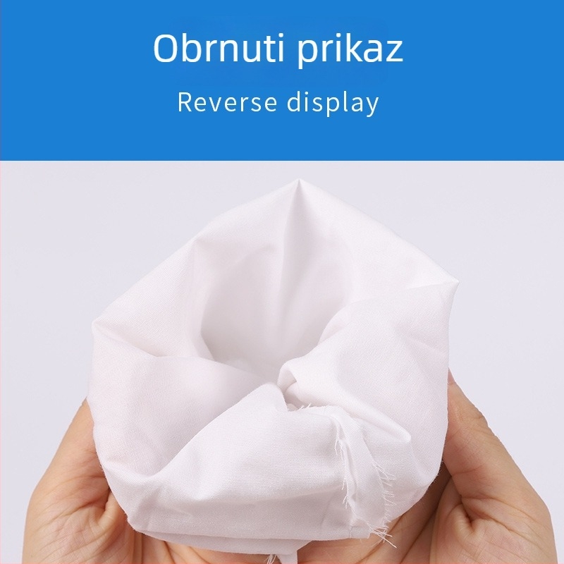 Bijeli pamukovni navlaci za rukave, dugi, unisex, za usluge u prehrambenoj industriji
