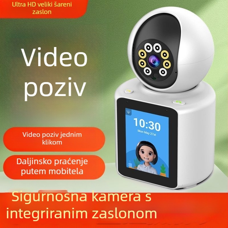 Dvosmjerna video pametna kamera za kućno praćenje starijih osoba i beba, Wi‑Fi povezivanje