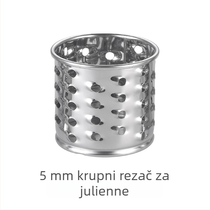 Višenamjenski kuhinjski rende i sječka za krumpire i povrće, ručni valjak