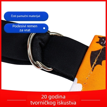 Halloween karikatura kuhinjska pregača, vodootporna, 100% pamuk, bez rukava