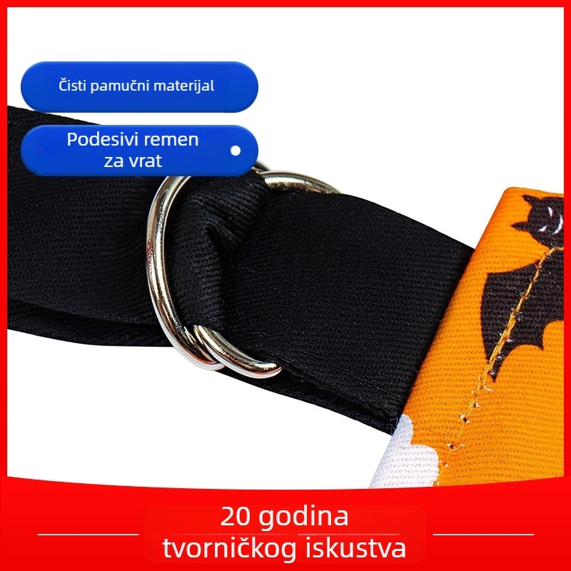 Halloween karikatura kuhinjska pregača, vodootporna, 100% pamuk, bez rukava