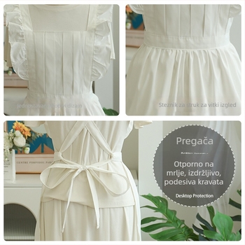 Duga pregača Lolita za cosplay, inspirirano animeom, otporna na mrlje