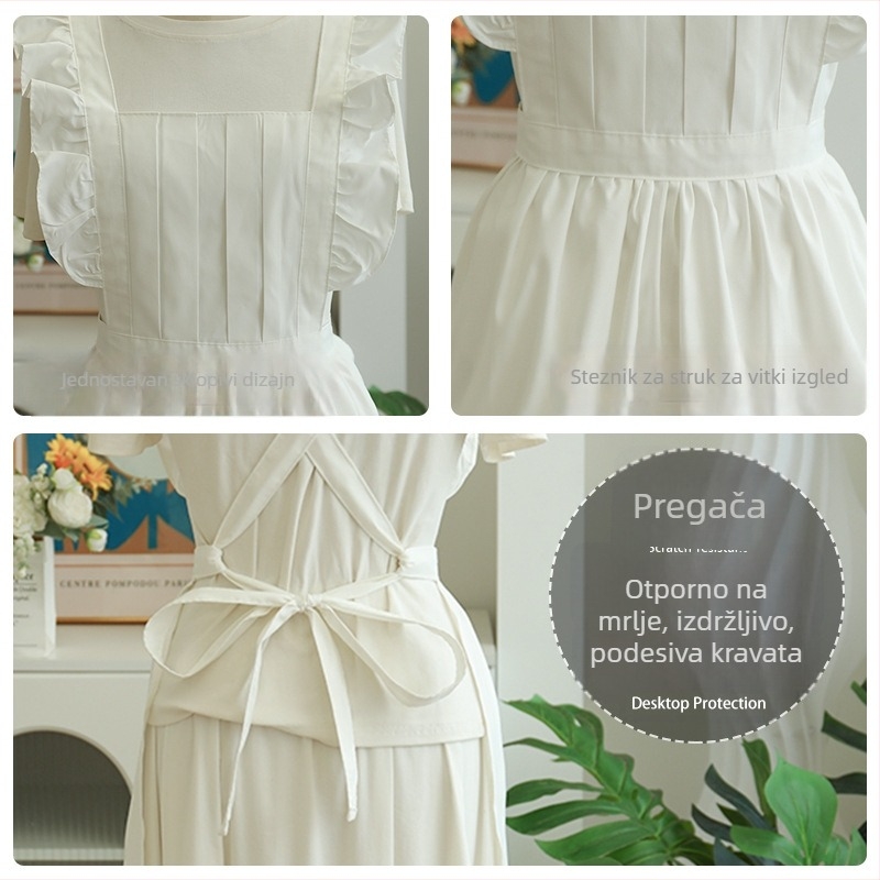 Duga pregača Lolita za cosplay, inspirirano animeom, otporna na mrlje