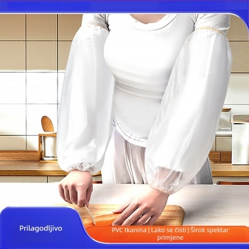 PVC vodootporni rukav za kuhinju i catering, otporan na ulje, siguran za hranu, zaštita od prljavštine