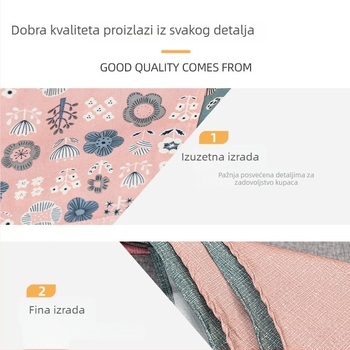 Ženska kuhinjska pregača od bambus-pamučnog materijala, minimalistički dizajn, otporna na ulje, bez rukava, jedna veličina, mogućnost prilagođenog logotipa