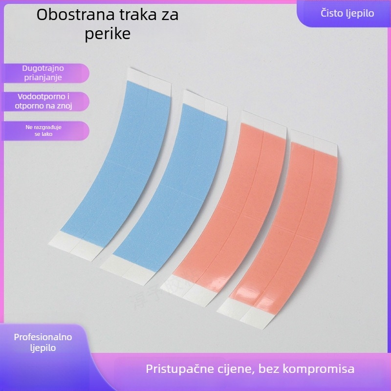 Bezšivni film za periku – nevidljivo pričvršćivanje, čvrsto držanje, vodootporno i otporno na znojenje, dvostrani film za pričvršćivanje kose