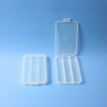 Prozirna plastična organizator kutija s fiksnim pretincima za gumbe, perlice, nakit, kozmetiku i ribolovne potrepštine