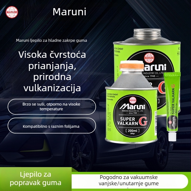 Maruni ljepilo za hladnu popravku guma s vulkanizacijskim filmom za automobile i kamione – popravak vanjskih i unutarnjih guma