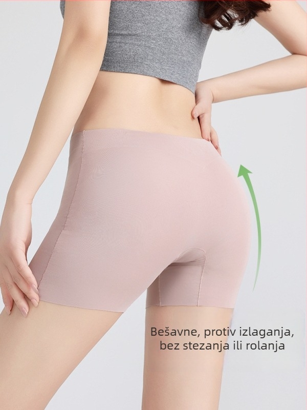 H361 Visoki pojas, bezšivne sigurnosne šortse, Ice Silk bazni sloj, kontrola trbuha i dizanje stražnjice, ljeto 7A