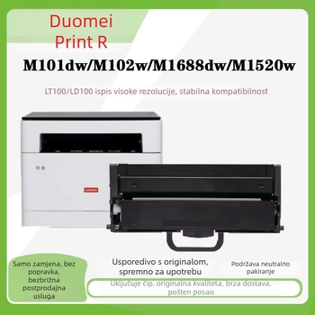 Tonernu kasetu kompatibilnu s laserskim pisačem Lenovo LT100, za modele M101D, M102W i M100DW