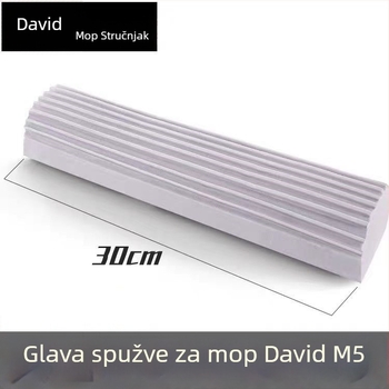 David M5 PVA zamjenska glava za mop, sklopiva upijajuća glava