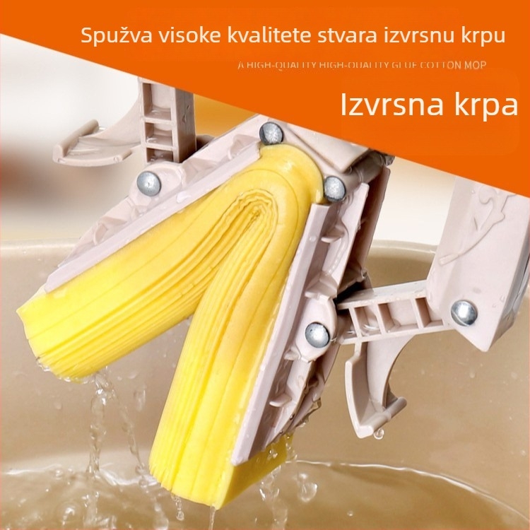 PVA glava za sklopivi mop – jaka apsorpcija, bez dodirivanja rukama, univerzalni dodatak