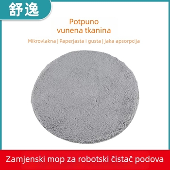Zamjenska krpa za električni mop, okretna krpa za poliranje mop-a, kružna krpa za voskanje poda