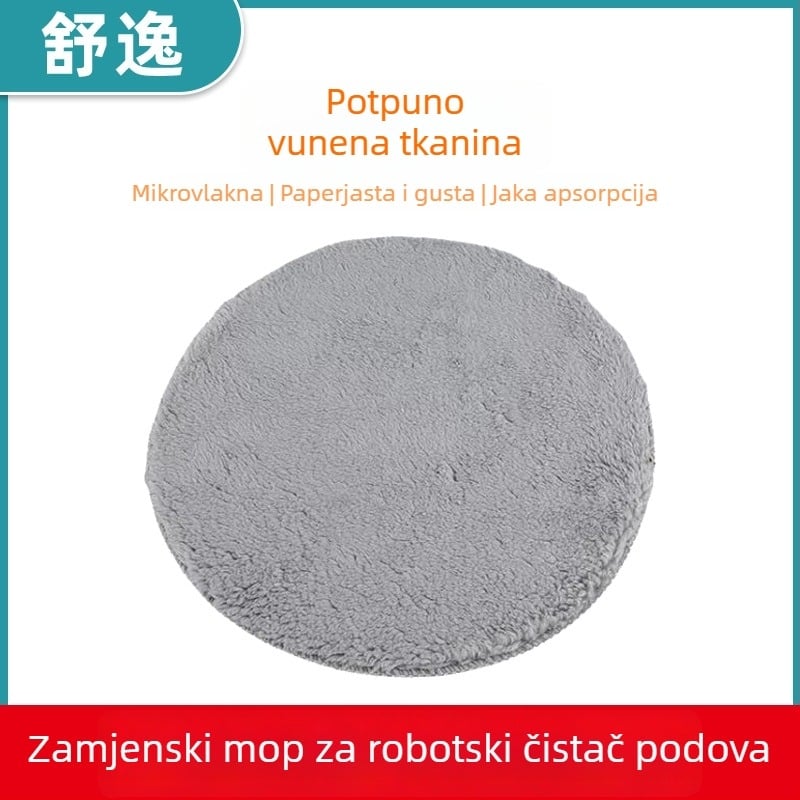 Zamjenska krpa za električni mop, okretna krpa za poliranje mop-a, kružna krpa za voskanje poda