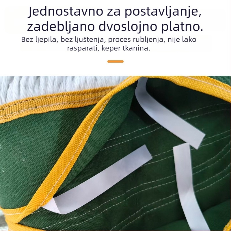 Zamjenska platnasta krpa za prašnjasti mop, glava mopa 40/60/90/100/110 cm, pamuk krpa za pod