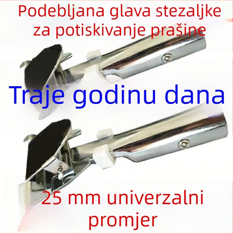 Dodatci za šipku metle za prašinu: zamjenski čahur, univerzalni spoj, glava klipa od nehrđajućeg čelika za pamuk mop