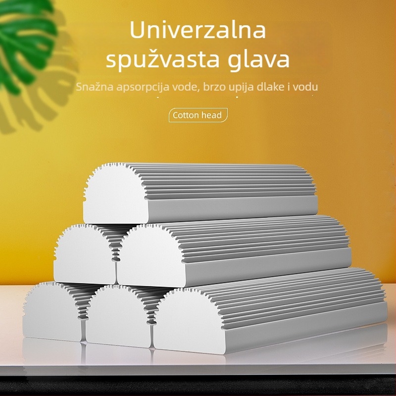 Sklopiva glava mopova sa špongom, brzo se suši, visoka apsorpcija, univerzalna zamjenska glava