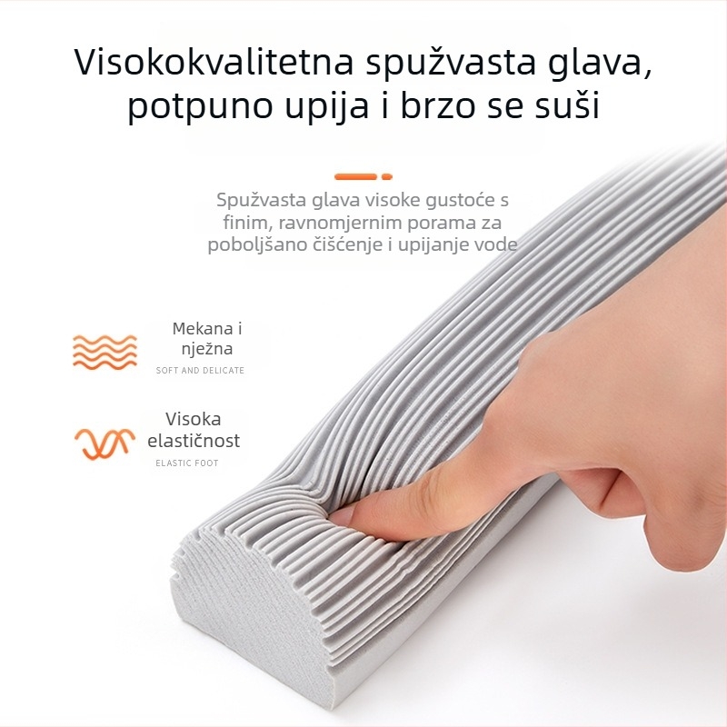 Sklopiva glava mopova sa špongom, brzo se suši, visoka apsorpcija, univerzalna zamjenska glava
