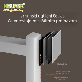 X-oblik sklopivi stalak za sušenje rublja, za unutarnju upotrebu, stojeći, držač za ručnike, modern dizajn