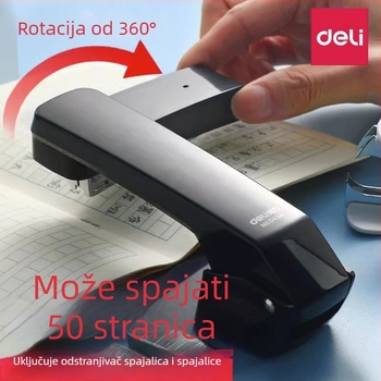 Deli okretna spajalica za studente, velika, čvrsta za dom i ured, višestruka namjena