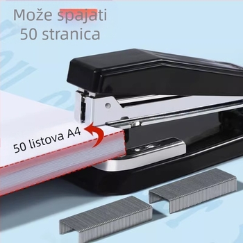 Deli okretna spajalica za studente, velika, čvrsta za dom i ured, višestruka namjena