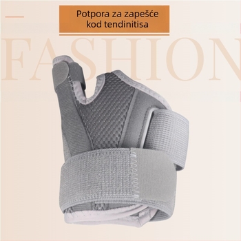 Zaštitni manžet za palac i zglob za košarku, prozračan, s podesivom kompresijom