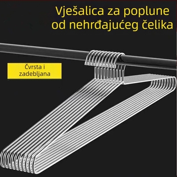 Duga šipka za sušenje od čvrstog nehrđajućeg čelika, za posteljinu i odjeću, kućna upotreba, balkon, veliki format